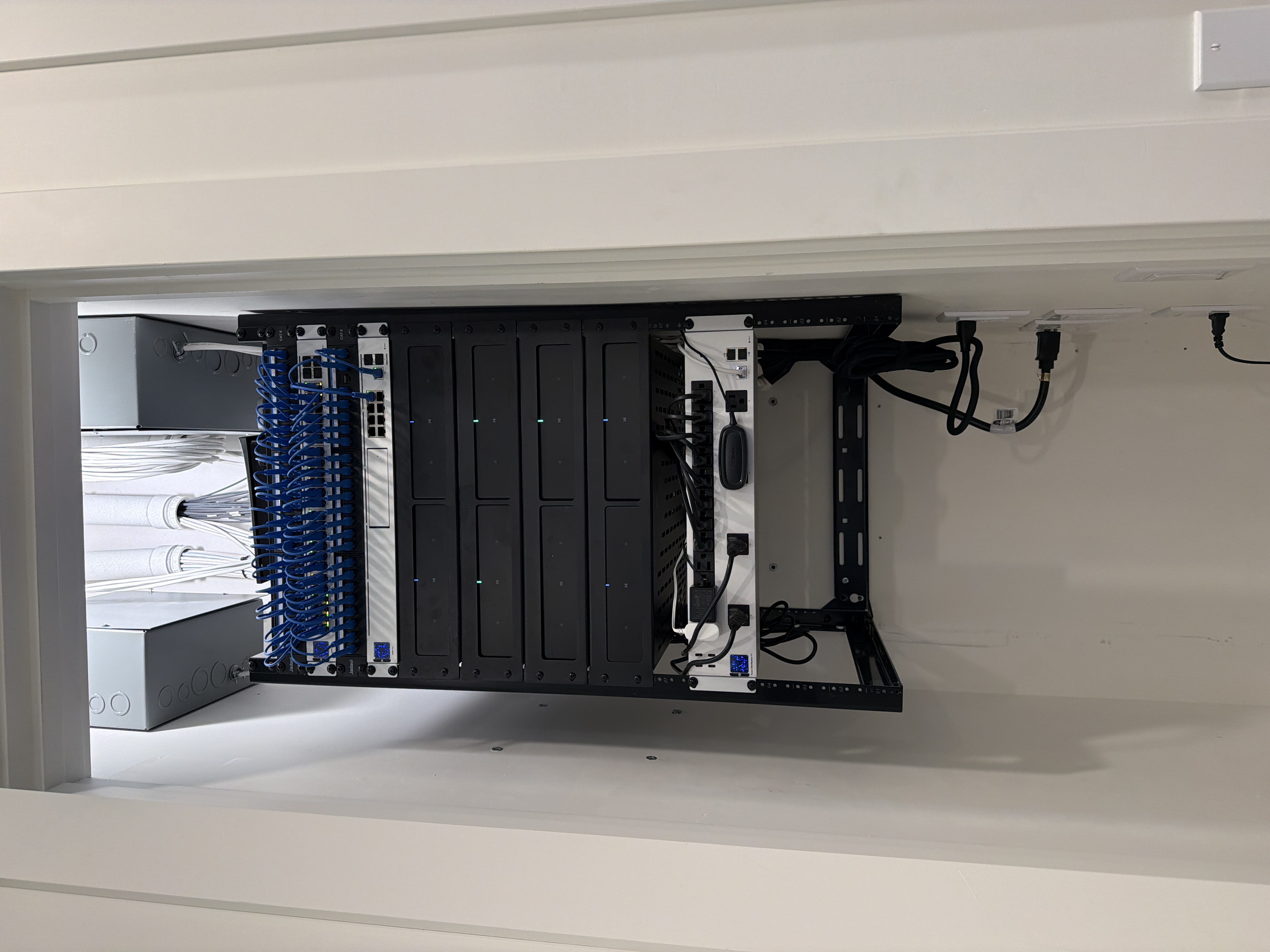Access control and networking equipment install